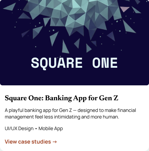 Square One — banking app for Gen Z