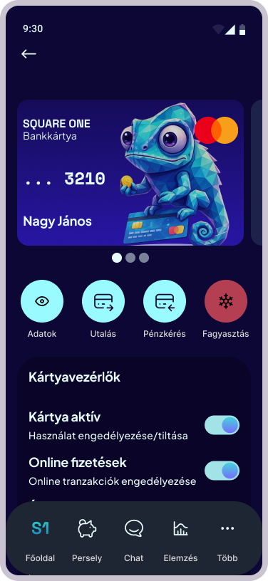 Square One app mockup